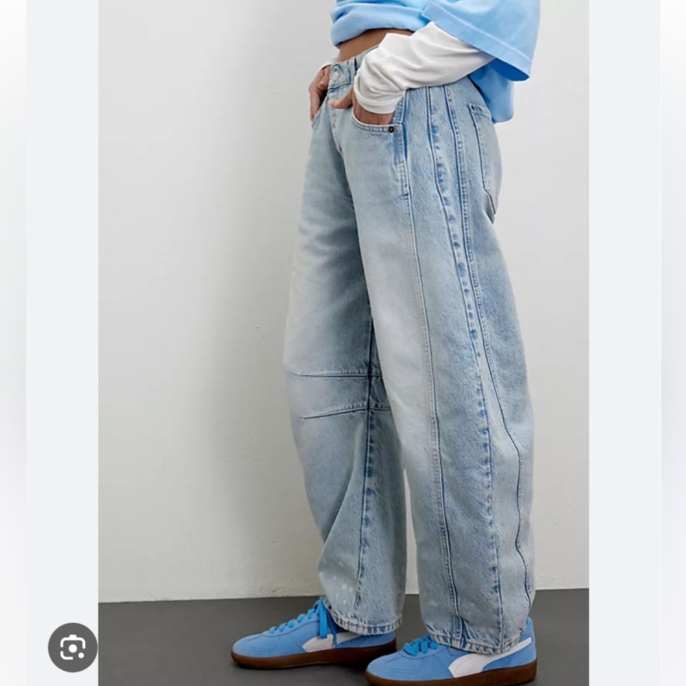 We The Free Lucky You Mid-Rise Barrel Jean - Picture 2 of 7